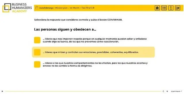 Ejercicio de respuesta múltiple con corrección
